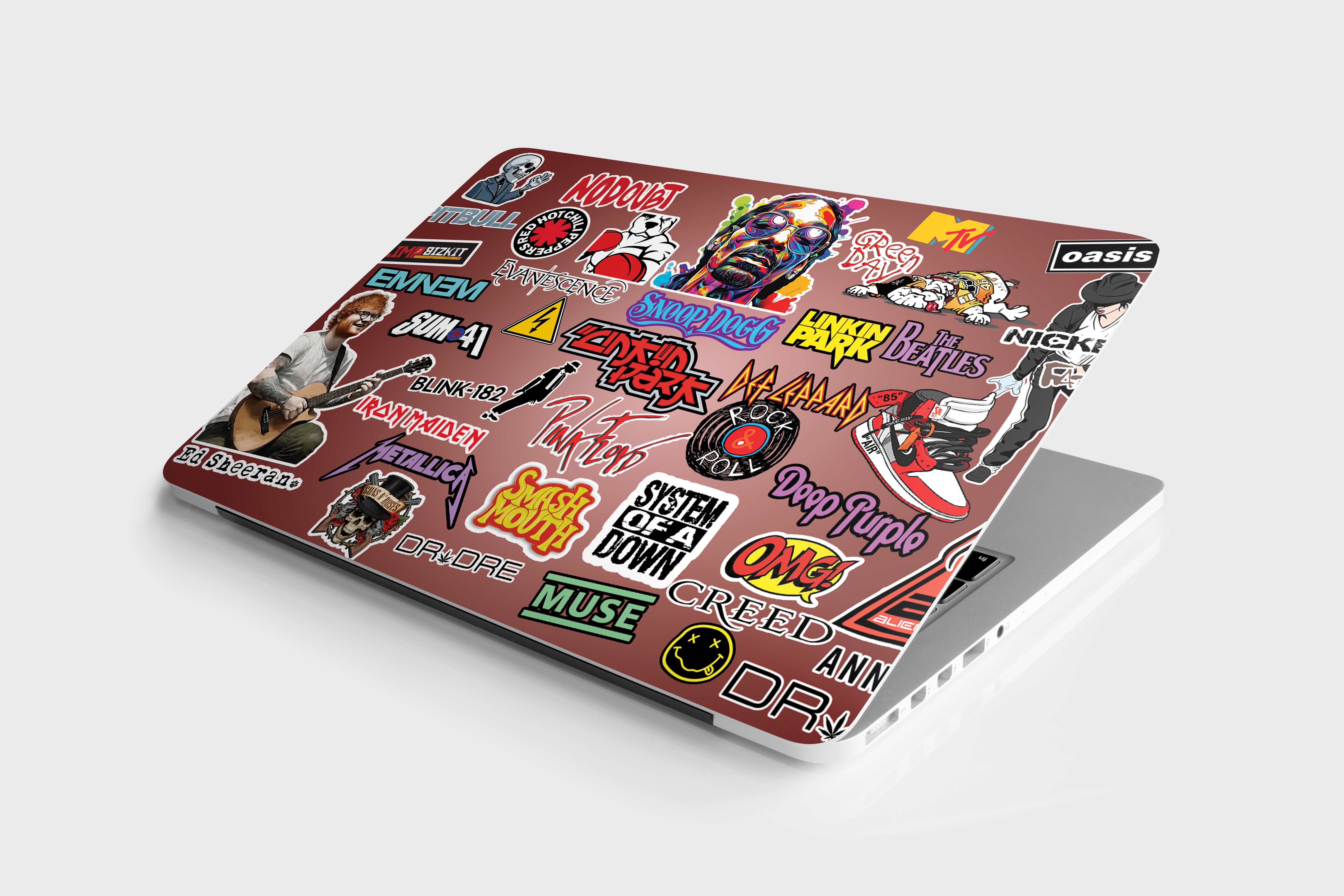 Music Bands Laptop Stickers
