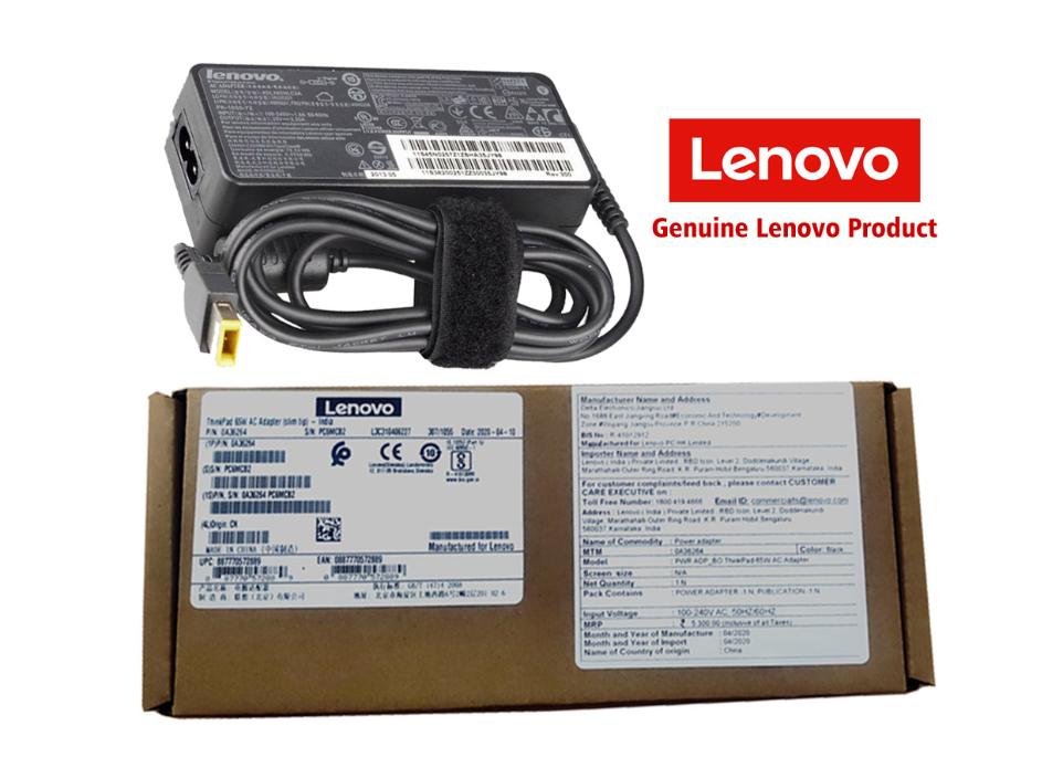 Lenovo Laptop Charger